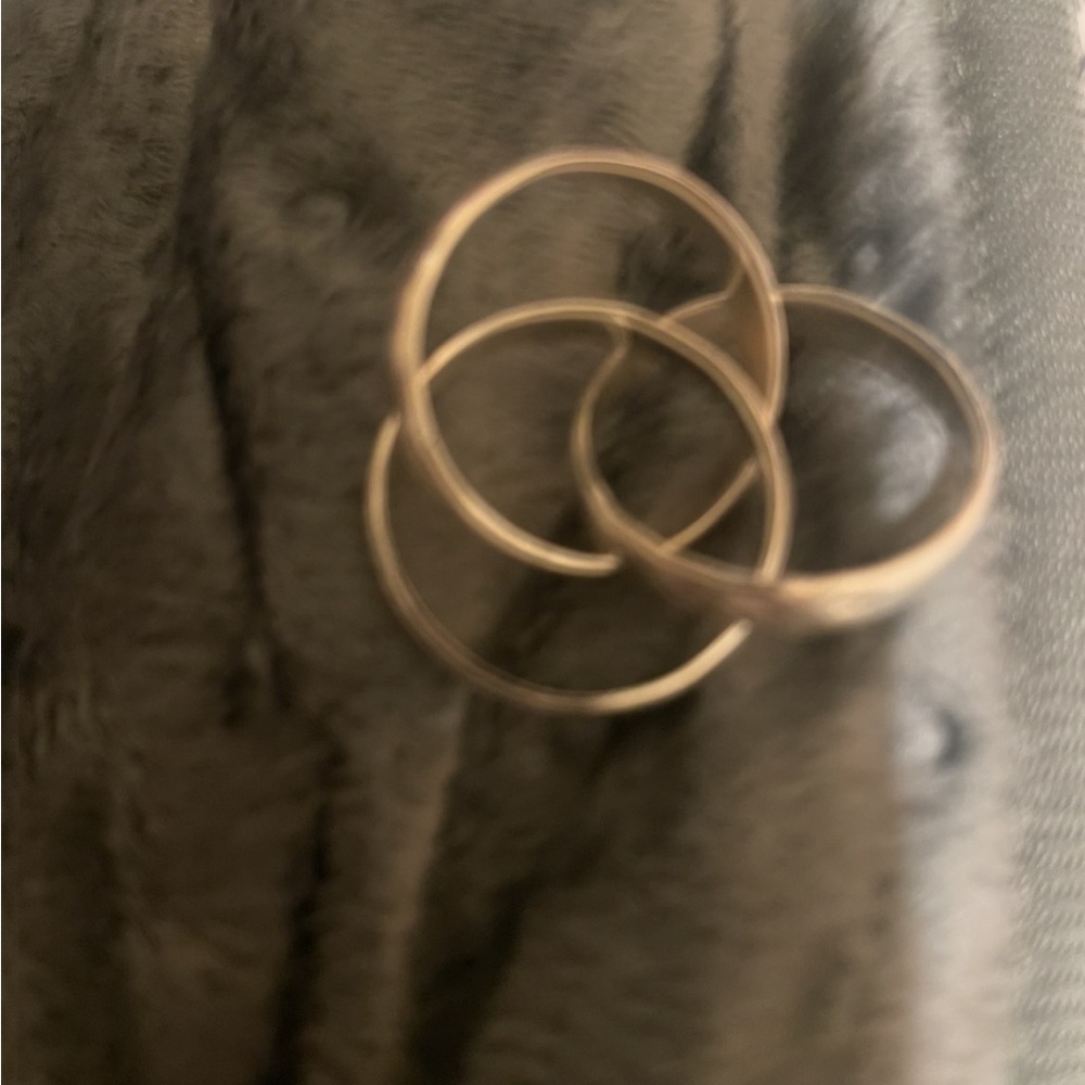 Silver Textured Ring - image 3